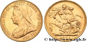 AUSTRALIA - VICTORIA
Type : 1 Souverain “Old Head” 
Date : 1901 
Mint name / Town : Melbourne 
Quantity minted : 3987000 
Metal : gold 
Millesimal fin...