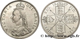 GREAT-BRITAIN - VICTORIA
Type : 1 Florin buste du jubilé 
Date : 1887 
Quantity minted : 1776903 
Metal : silver 
Millesimal fineness : 925  ‰
Diamete...