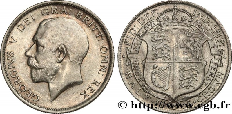 GREAT-BRITAIN - GEORGE V
Type : 1/2 Crown 
Date : 1915 
Mint name / Town : Londr...