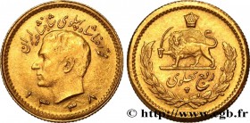 IRAN
Type : 1/4 Pahlavi or Mohammad Riza Pahlavi SH1348, 2e type 
Date : 1969 
Mint name / Town : Téhéran 
Quantity minted : 60000 
Metal : gold 
Mill...
