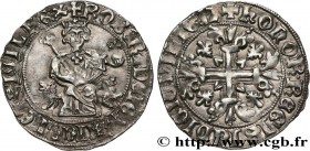 ITALY - KINGDOM OF NAPLES
Type : Carlin d'argent au nom de Robert d’Anjou 
Date : c. 1339 
Date : n.d. 
Mint name / Town : Avignon ou Saint-Remy 
Meta...