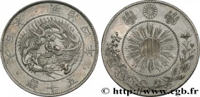JAPAN
Type : 50 Sen, 1er type 
Date : 1870 
Quantity minted : 1806293 
Metal : silver 
Millesimal fineness : 800  ‰
Diameter : 32  mm
Orientation dies...