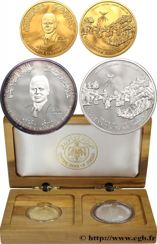 JORDAN
Type : Coffret Millenium baptême du Christ 50 et 10 Dinars 
Date : 2000 
...