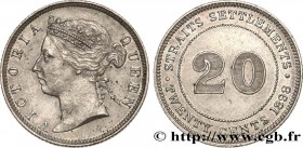 MALAYSIA - STRAITS SETTLEMENTS
Type : 20 Cents Victoria 
Date : 1898 
Quantity minted : 580000 
Metal : silver 
Millesimal fineness : 800  ‰
Diameter ...