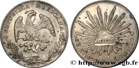 MEXICO
Type : 8 Reales 
Date : 1892 
Mint name / Town : Hermosillo 
Quantity minted : 643000 
Metal : silver 
Millesimal fineness : 875  ‰
Diameter : ...