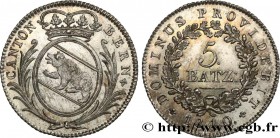 SWITZERLAND - CANTON OF BERN
Type : 5 Batzen 
Date : 1810 
Mint name / Town : Berne 
Metal : silver 
Diameter : 26,  mm
Orientation dies : 6  h.
Weigh...