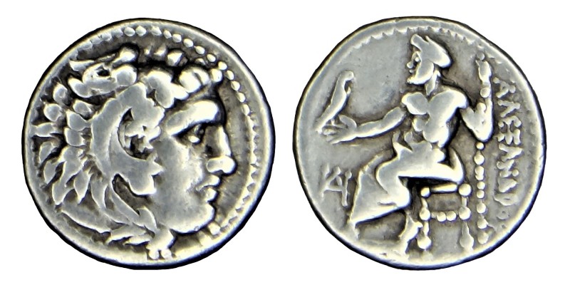 KINGS OF MACEDON. Alexander III 'the Great (336-323) BC.
Drachm (Silver) Miletos...