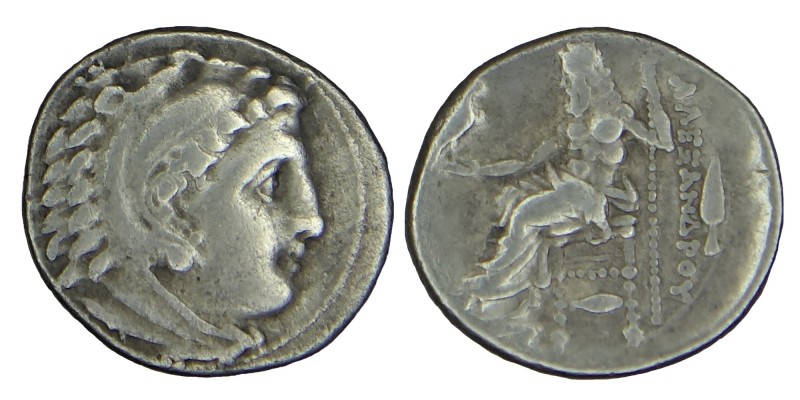 Kings of Macedon. Alexander III The Great, (336-323) BC.
Sılver drachma Kolophon...