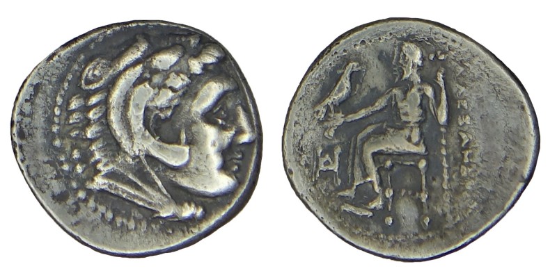 Kings of Macedon. Alexander III (336-323) BC.
Chr. Vs .: Head of Hercules with l...