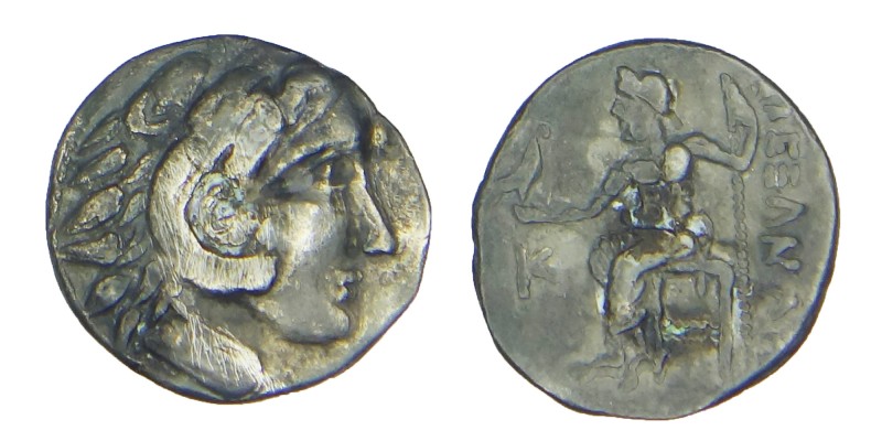 Kings of Macedon, Alexander III. (336-323) BC. 
Silver, drachm. Kolophon, Herakl...