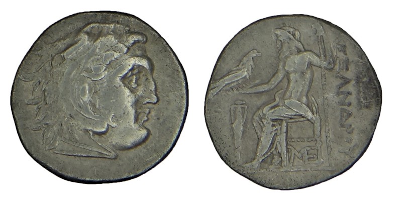 KINGS OF MACEDON. antigonos (310 301) BC.
'the Great Lampsakos, Sılver, drachm. ...