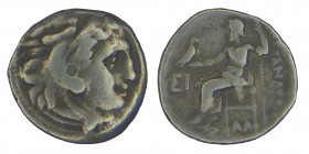 Kings of Macedon. Alexander III, (336-323) BC.
lampsacus. Silver, drachm. Uncertain mint. lampsacus, Condition: good very
4,30 gr. 16 mm.