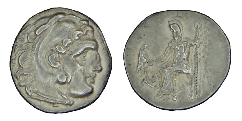 Kings of Macedon, Alexander III. The Great. (336-323) BC.
Silver drachm. Kolopho...