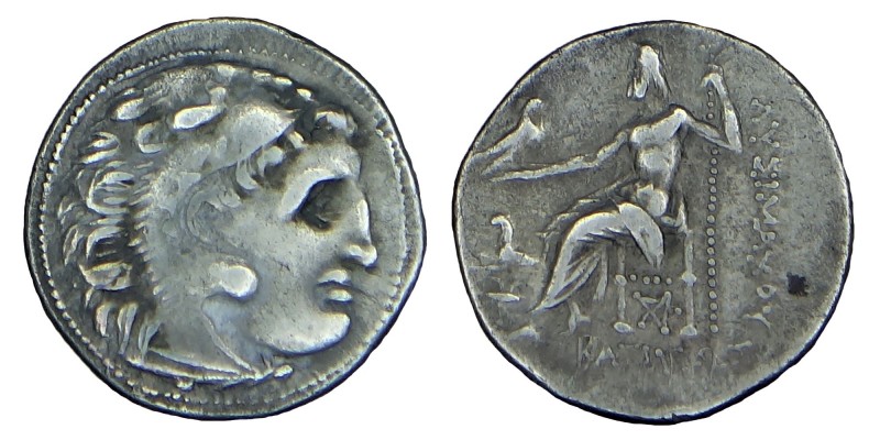 Kings of Macedon. Alexander III. (336-323) BC.
Silver drachm. Head of Heracles t...