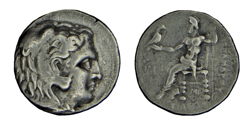 Kings of Macedon. Seleucus I, (312-281) BC.
 AR Tetradrachm sılver In the name a...