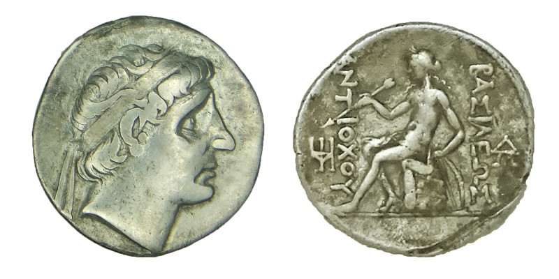 Kings of Macedon. Seleucus Antiochos I, (312-281) BC.
 AR Tetradrachm sılver In ...