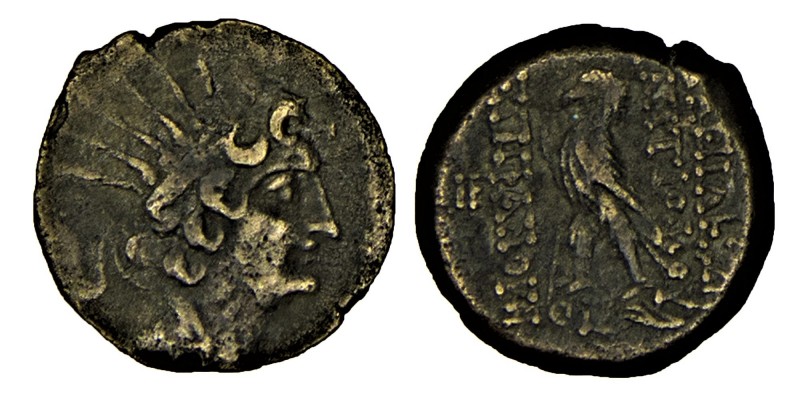 Seleukid Kingdom. Antiochos VIII. Epiphanes. Sole reign, 121/0-97/6 B.C. AE 18 A...