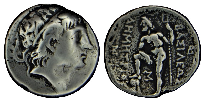 Kİngs, of macedon, Demetrius (306-283) BC.
Tetradrachm Amphipolis mint. Struck ...