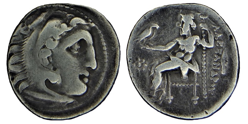 Kingdom of Macedon, Philip III. circa (323-319) BC.
Silver, drachm. in the name ...