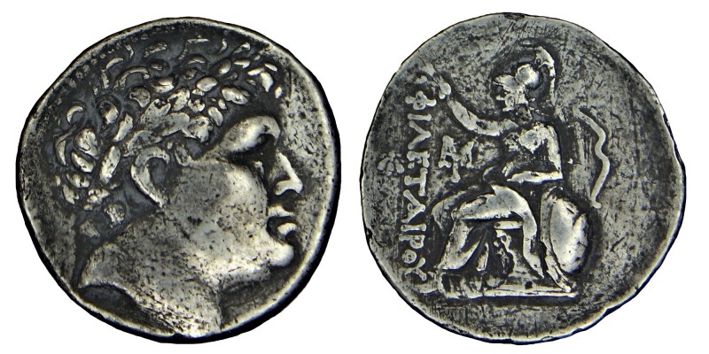 Kıngdom of pergamon (241-197) BC.
 AR Tetradrachm, mysıa obv. Laurated head of P...