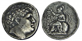 Kıngdom of pergamon (241-197) BC.
 AR Tetradrachm, mysıa obv. Laurated head of Philemairos right rev. Athena enthroned left, crowning legend, ivy-leaf...