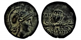 Greek Mysia. Pergamon, bronze, (150-50) BC.
Condition: nıce. very, good
3,91 gr. 18,9 mm.