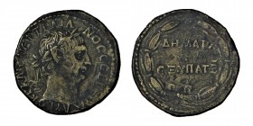 Trajanus, (98/117) AD.
Seleucus and Pieria. Antioch. Trajan AD 98-117.Bronze Æ, Condition: very good.
14,14 gr. 26,4 mm.