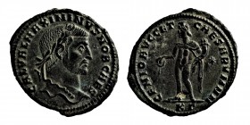 Maximinus II Daia, as Caesar AD (305-308)
 Struck circa AD 307. Cyzicus Follis MAXIMINVS NOB CAES, laureate head right / GENIO AVGG ET CAESARVM N N, G...