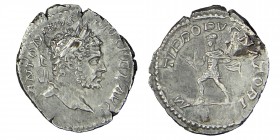 CARACALLA Augustus (198-217)
 drachm, 210-213, Rome. D / ANTONINVS PIVS AVG BRIT T. l. to d. R / MARTI PROPVGNATORI Mars in military dress, advancing ...