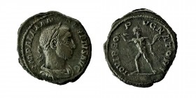 ALEXANDER PIVS AVG. (221/235)
 Alexander Pius Augustus', (The Emperor Alexander pious august). Reverse title: IOVI PRO-PV-GNATORI.
Description reverse...