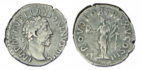 Marcus Aurelius, (161-180)
Silver, Drachm, Rome, 163. IMP M ANTONINVS AVG Laureate head of Marcus Aurelius to right. Rev. PROV DEOR TR P XVII COS III ...