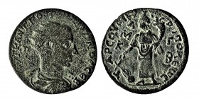KILIKIEN - Tarsus Gordian III (238-244)
Great bronze. Rev. Standing Tyche. BMC 21,218,278; SNG v. Aul. -; SNG cop. 382 ,,Condition: very, good
18,86 g...