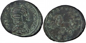Julia Domna, Augusta, (193-217) 
As Rome, 211-217. IVLIA PIA FELIX AVG Draped bust of Julia Domna to right. Rev. LVNA LVCIFERA / S C Luna, with cresce...
