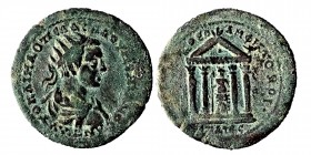 CILICIA, Mallos. Diadumenian. (217-218) AD.
 Æ Struck year 248 (217 AD). Radiate, draped, and cuirassed bust right, seen from behind / MAΛ IEΡ ΠOΛ ΘEO...