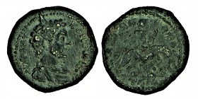 Commodus (177-192).
 Thrace, Hadrianopolis. Æ Bare-headed, draped and cuirassed bust r. R/ Cybele seated r. on lion, holding sceptre. Cf. Varbanov 332...
