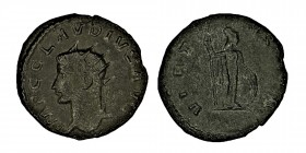 Claudius II Gothicus. AD (268-270)
 Antoninianus Antioch mint. Issue III, circa early-mid AD 270. IMP C CLAVDIVS AVG, radiate bust left, slight draper...
