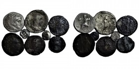 greek and roman, mixed 8 coins. As shown in the picture.
