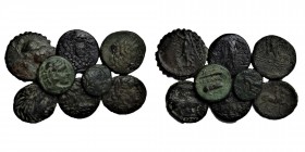 8 Greek coins. As shown in the picture.
