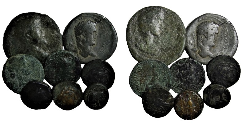 greek and roman, mixed 8 coins. As shown in the picture.