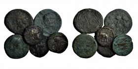 greek and roman, mixed 7 coins. As shown in the picture.