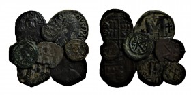 8 Byzantine coins, As shown in the picture.