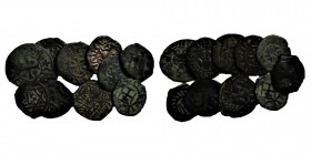 10 pieces of mixed Byzantine and Armenian coins, As shown in the picture.