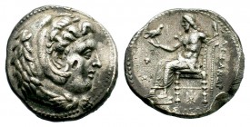 Kingdom of Macedon, Alexander III 'The Great' (336-323 B.C.). AR Tetradrachm
Condition: Very Fine

Weight: 16,69 gr
Diameter: 27,75 mm