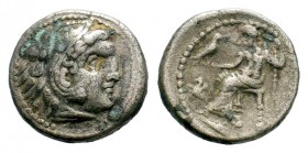 Kingdom of Macedon, Alexander III 'The Great' (336-323 B.C.). AR drachm
Condition: Very Fine

Weight: 3,94 gr
Diameter: 17,30 mm