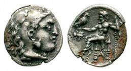 Kingdom of Macedon, Alexander III 'The Great' (336-323 B.C.). AR drachm
Condition: Very Fine

Weight: 3,93 gr
Diameter: 17,50 mm