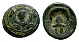Kingdom of Macedon, Alexander III 'The Great' (336-323 B.C.). AE
Condition: Very Fine

Weight: 3,82 gr
Diameter: 15,60 mm