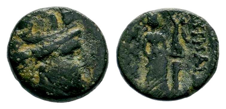 Greek Coins, 3rd century BC

Weight: 3,19 gr
Diameter: 14,90 mm