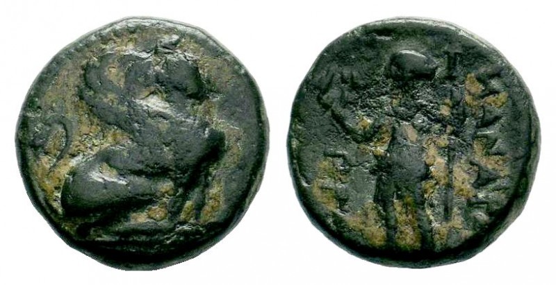 PAMPHYLIA. Perge. Ae (Circa 260-230 BC). 
Condition: Very Fine

Weight: 3,81 gr
...
