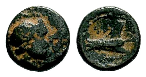 PHOENICIA. Arados (2nd century BC). Ae. 
Condition: Very Fine

Weight: 3,31 gr
D...