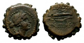 SELEUKIS & PIERIA. Seleukeia Pieria. Ae (1st century BC).
Condition: Very Fine

Weight: 8,23 gr
Diameter: 19,40 mm